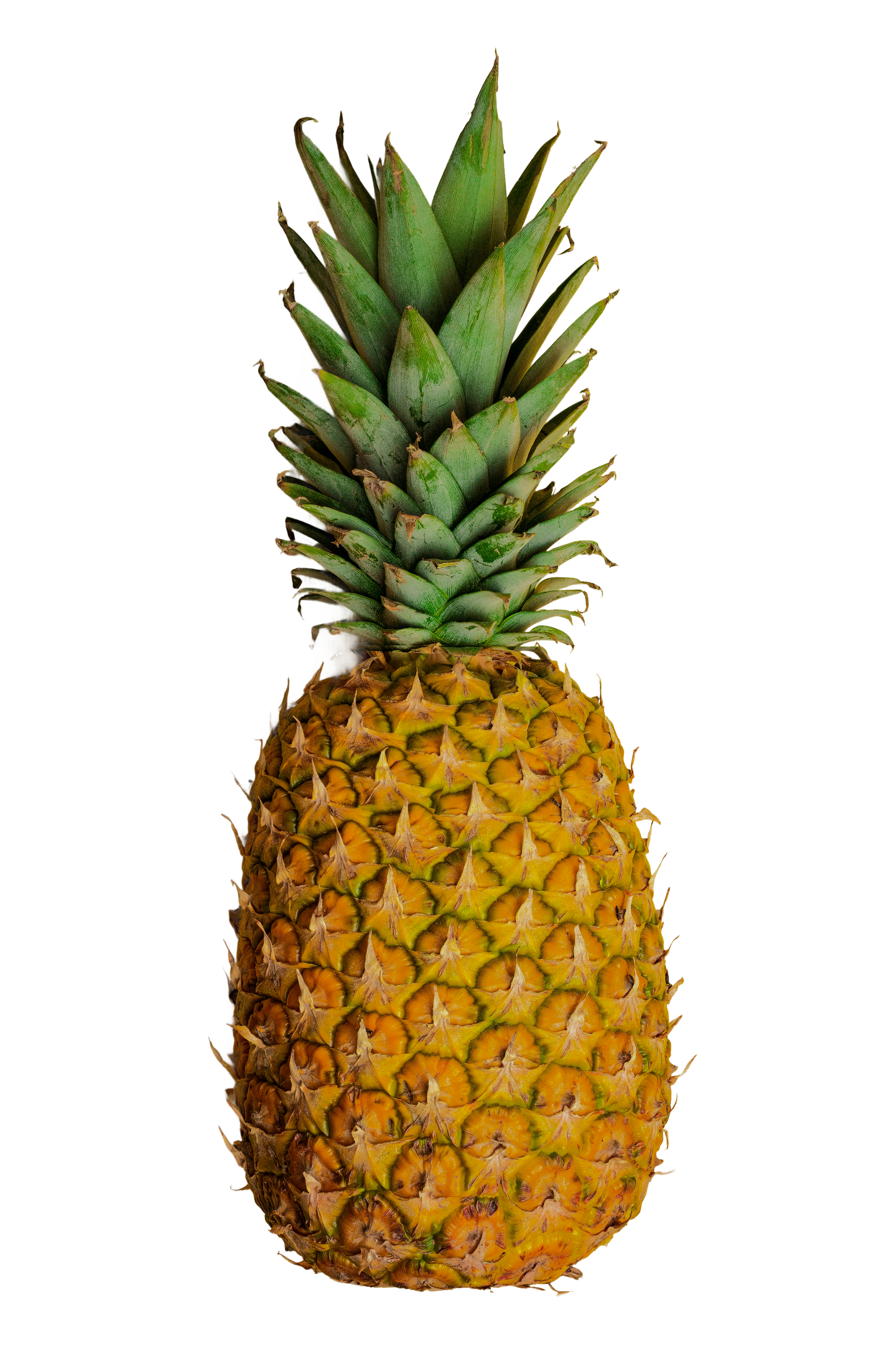 An image of a pineapple with fruit for facial features